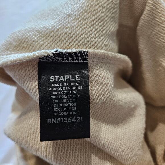 Staple Cream Natural Joggers Sweatpants Size 2XL - Picture 5 of 10